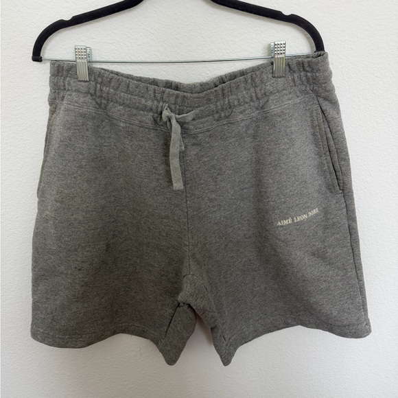 Aime Leon Dore Heather Gray Sweatshorts Large